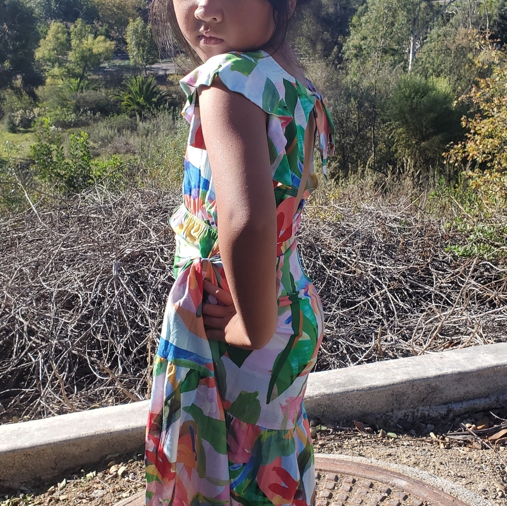 Maaji tropical girl's beach dress